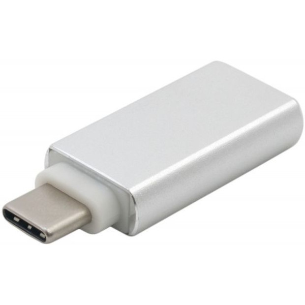 Адаптер Extradigital USB 3.0 AF - USB Type C, SuperSpeed, Aluminium